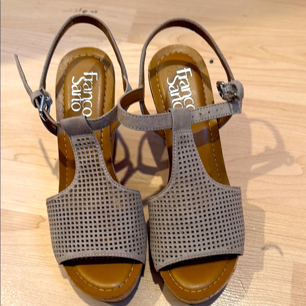 Franco Sarto Tan Sandals